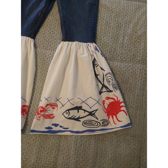 Aeropostale Bayla flared jeans 11/12 Reg Boho Beachy Hippie Cottage Core - Picture 5 of 14